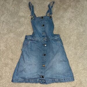 H&M Jean Overall Dress, size 6